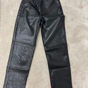 Black Faux Leather Pants WILFRED MOLINA ARTIZITA